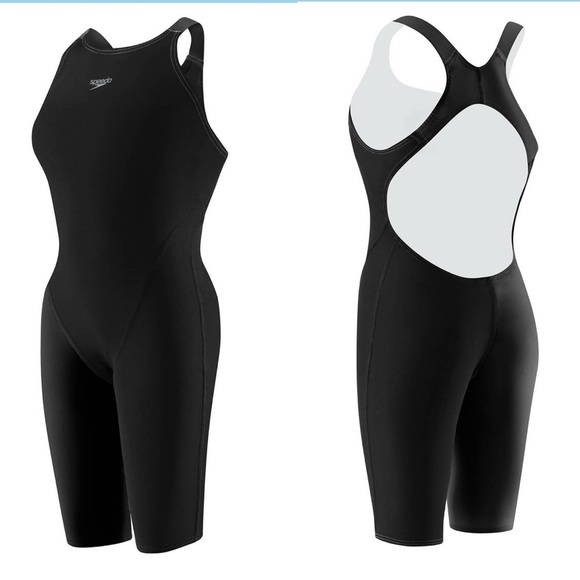 Speedo LZR Racer Pro Recordbreaker Open Back Kneeskin Comfort Strap Tech Suit - Picture 3 of 12